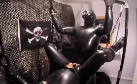 Kinky Gay Lovers In Latex Indulge In Hardcore Sex Action